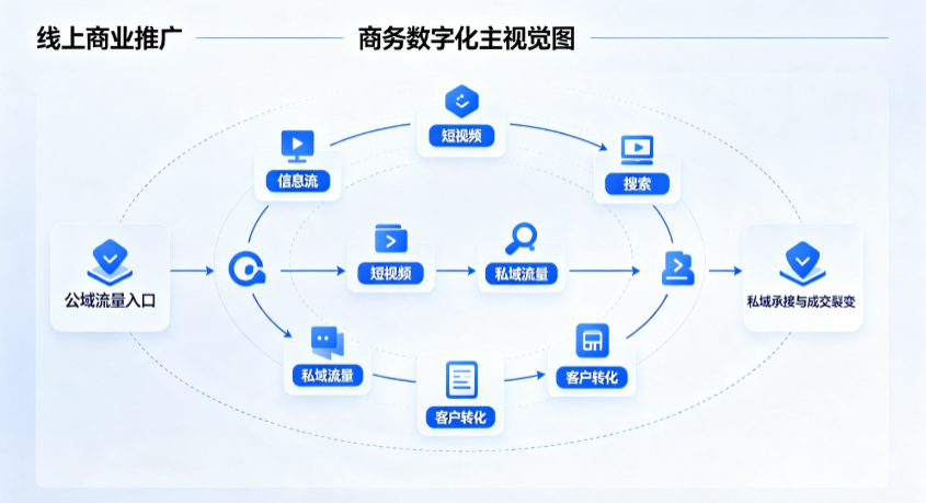 江东区线上商业推广怎么做？全域流量闭环搭建与低成本转化实战指南
